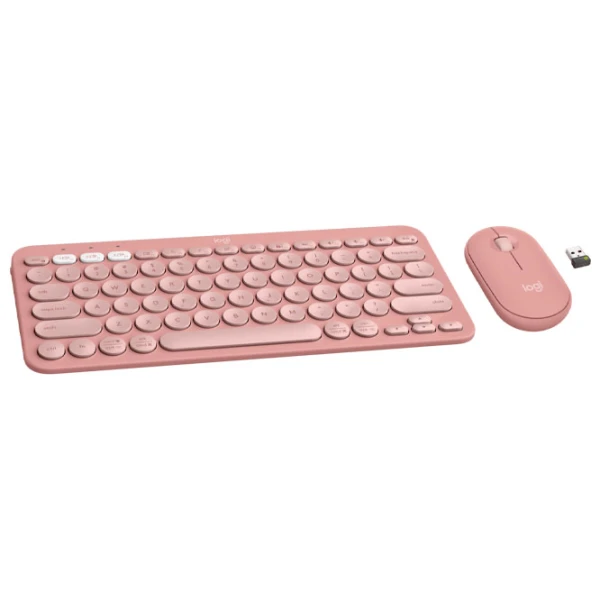 Tastatura & Mouse Logitech Pebble 2 Combo English/ Rose photo 3