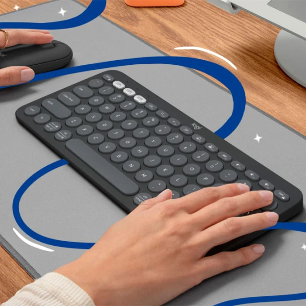 Tastatura & Mouse Logitech Pebble 2 Combo for Mac English/ Graphite photo 6