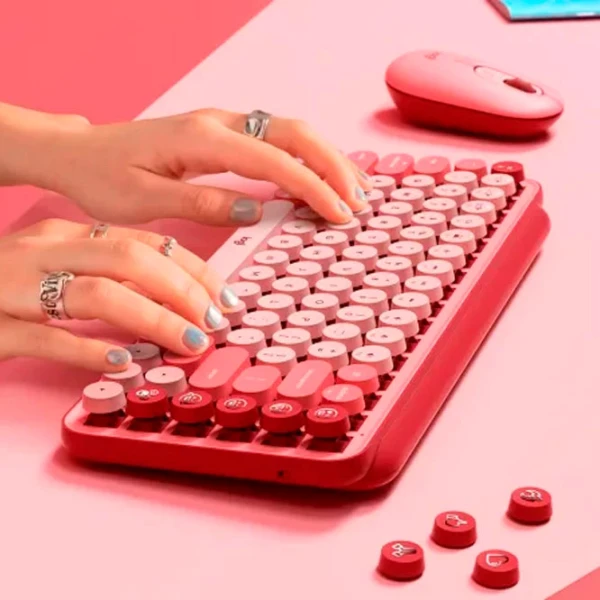 Tastatură Logitech POP Keys English/ Heartbreaker photo 9
