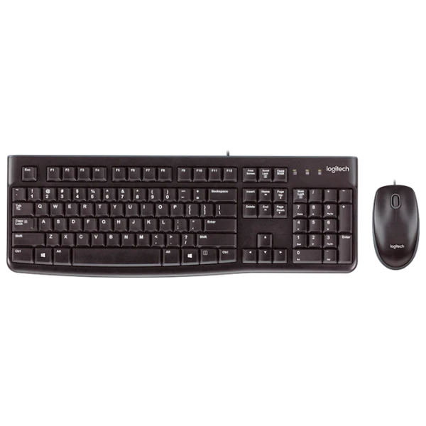 Клавиатура и Мышь Logitech Desktop MK120 Черный photo 1