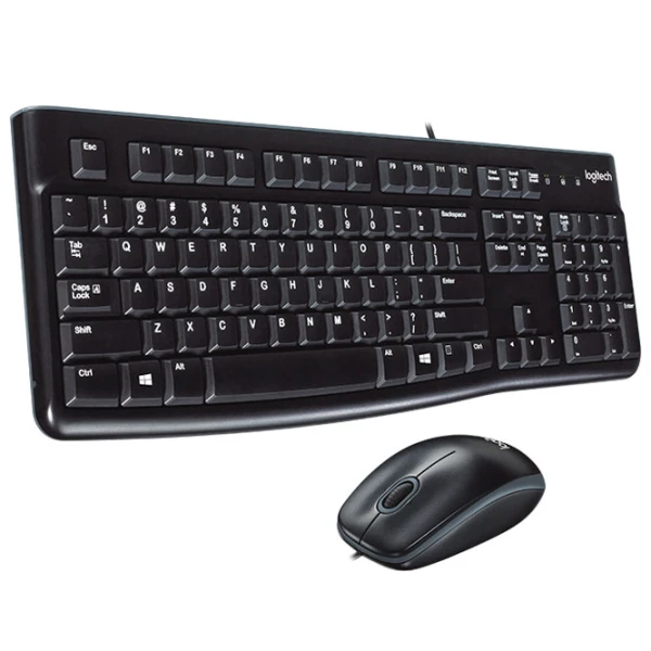 Tastatura & Mouse Logitech Desktop MK120 Black photo 2