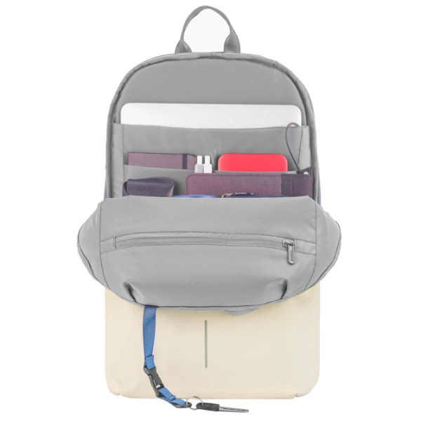 Рюкзак для ноутбука XD-Design Bobby Soft anti-theft 15.6"/ Серый/ Бежевый photo 7