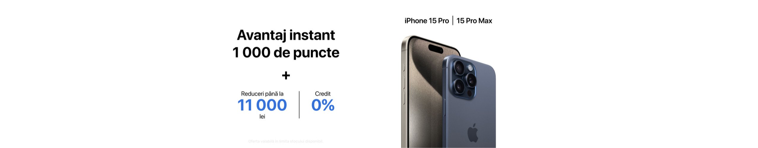 Oferta mega tare la iPhone 15 Pro și 15 Pro Max!