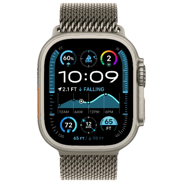 Apple Watch Ultra 2 49 mm Natural Titanium / Titanium Milanese photo 3