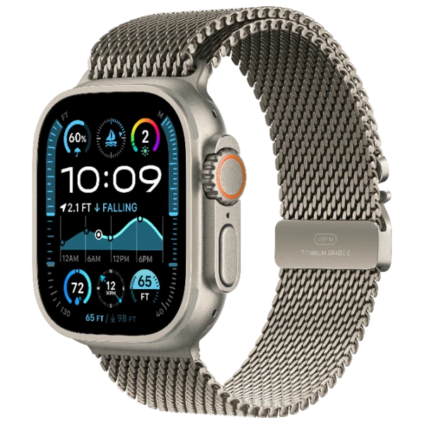 Apple Watch Ultra 2 49 mm Natural Titanium / Titanium Milanese photo 1