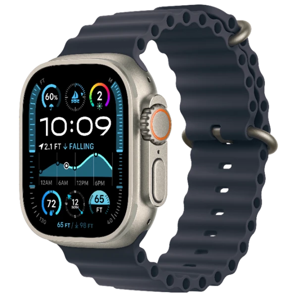 Apple Watch Ultra 2 49 mm Natural Titanium / Navy Ocean photo 1