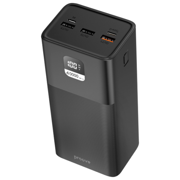 Power Bank Proove Giant 40000 mAh / 100 W / Black photo 1