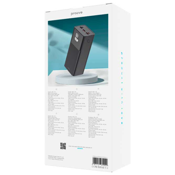 Power Bank Proove Giant 40000 mAh / 100 W / Black photo 5
