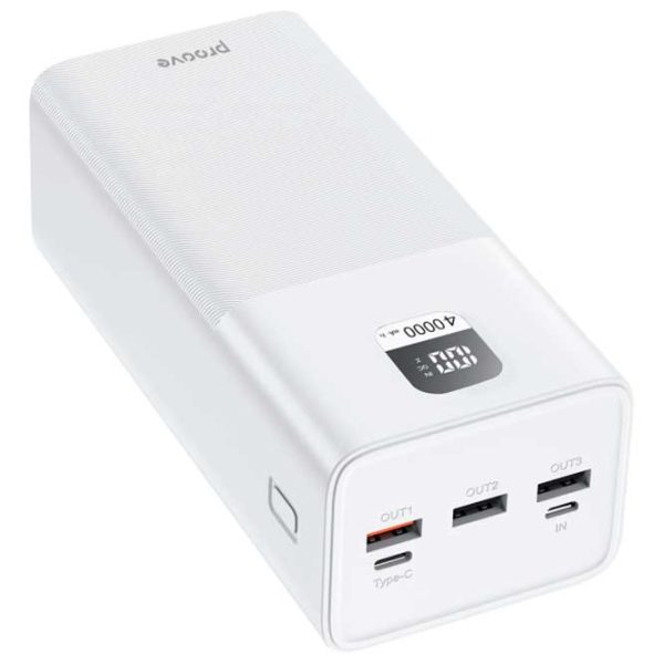 Power Bank Proove Giant 40000 mAh / 100 W / White photo 3