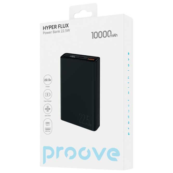 Power Bank Proove Hyper Flux 10000 mAh / 20 W / Black photo 3