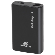 photo Power Bank RivaCase VA1037 10000 mAh / 18 W / Black