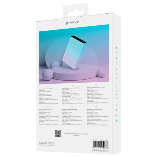 Power Bank Proove Hyper Flux 10000 mAh / 20 W / Multicolor photo 4