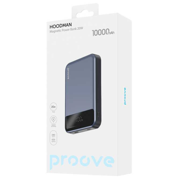 Power Bank Proove Hyperion 10000 mAh / 20 W / Black photo 2