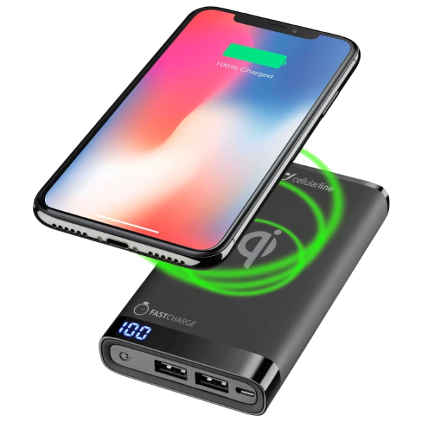 Power Bank Cellularline FreePower Manta S FREEPMANTA8WIRK 8000 mAh / 10 W / Black photo 4