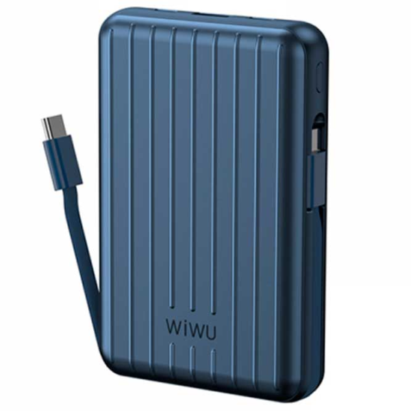 Power Bank WIWU Trunk 20000 mAh / 22.5 W / Blue photo 3