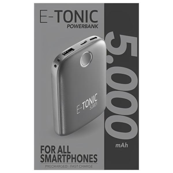 Power Bank Cellularline E-Tonic 5000 mAh / / Black photo 4