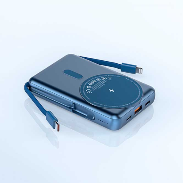 Power Bank WIWU Trunk 20000 mAh / 22.5 W / Blue photo 6