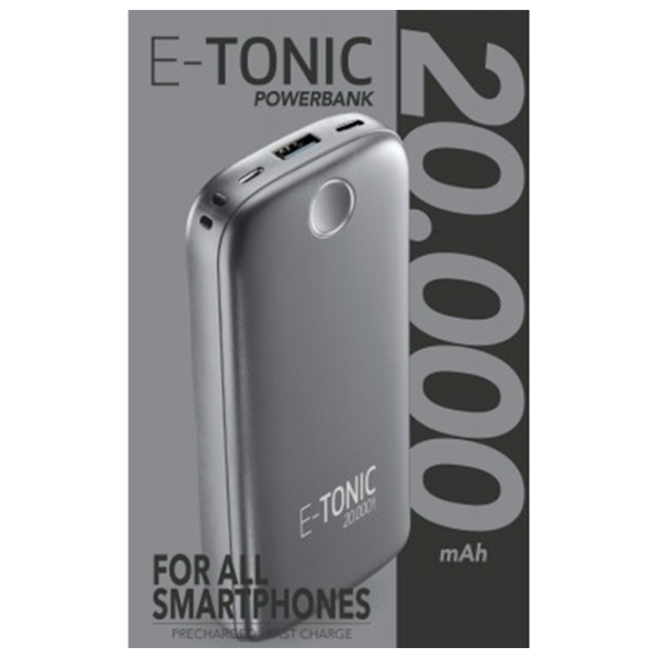 Power Bank Cellularline E-Tonic 20000 mAh / / Black photo 3
