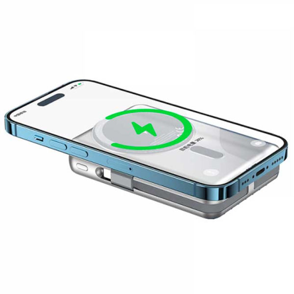 Power Bank WIWU Trunk 10000 mAh / 22.5 W / Silver photo 6