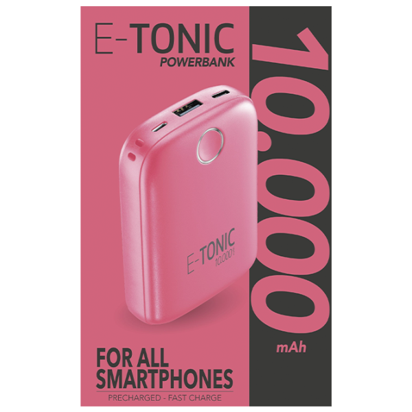 Power Bank Cellularline E-Tonic 10000 mAh / / Pink photo 4