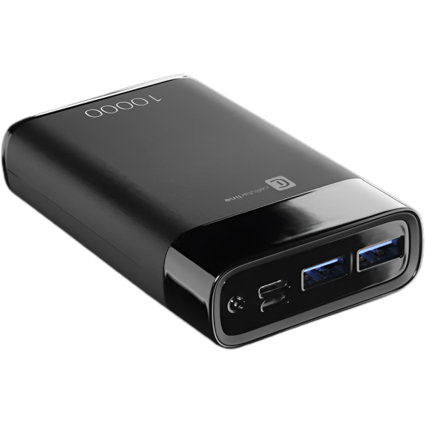 Power Bank Cellularline FreePower Manta HD 10000 mAh / 7.5 W / Black photo 2