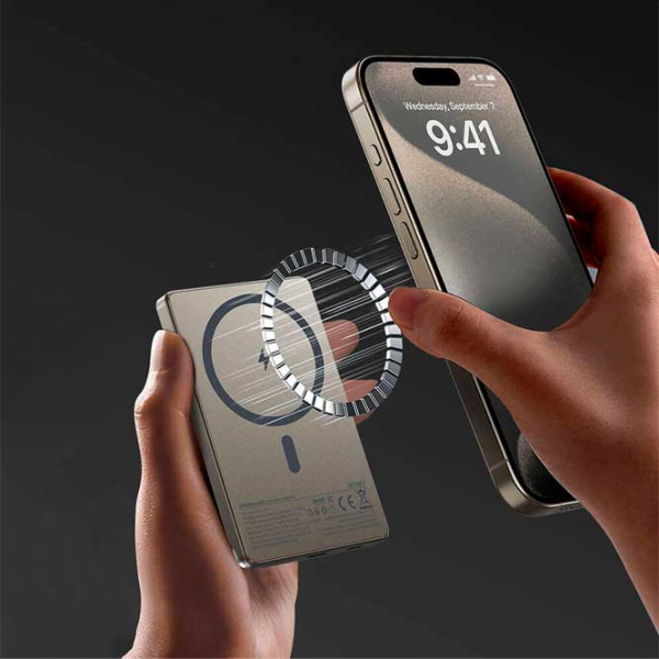 Power Bank WIWU Wi-P020 10000 mAh / 15 W / Titanium photo 6