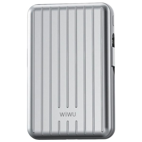 Power Bank WIWU PP03 10000 mAh / 15 W / Silver photo 1