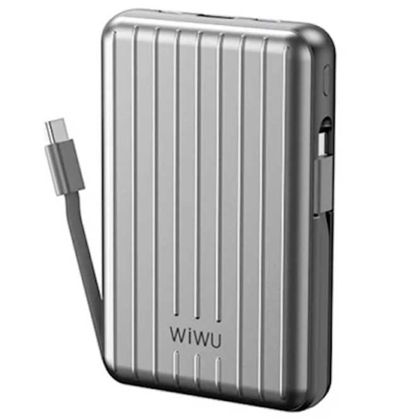 Power Bank WIWU PP03 10000 mAh / 15 W / Silver photo 3