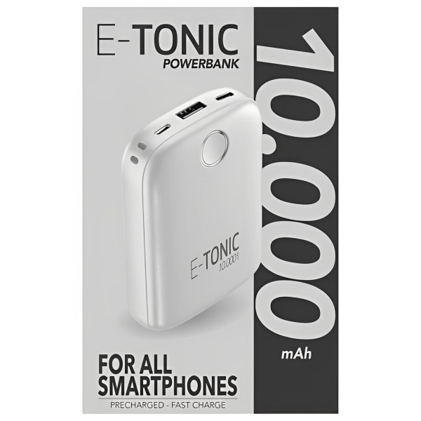 Power Bank Cellularline E-Tonic 10000 mAh / / White photo 4