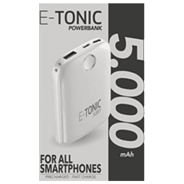Power Bank Cellularline E-Tonic 5000 mAh / / White photo 4