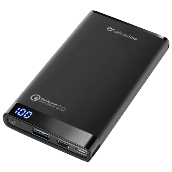 Power Bank Cellularline FreePower Manta Pro 8000 mAh / 15 W / Black photo 1