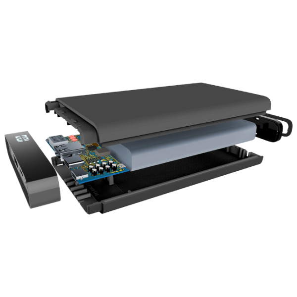 Power Bank Cellularline FreePower Manta Pro 8000 mAh / 15 W / Black photo 2
