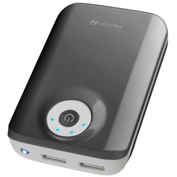 Power Bank Cellularline Dual Ultra 6600 mAh / / Black photo 3