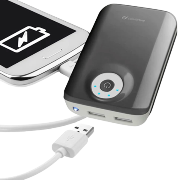 Power Bank Cellularline Dual Ultra 6600 mAh / / Black photo 5