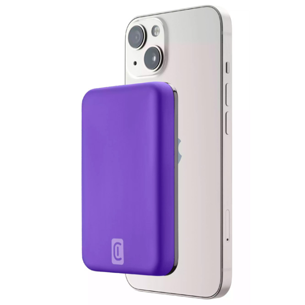 Power Bank Cellularline PBMAGSFCOL5000WIRV 5000 mAh / 12 W / Violet photo 2