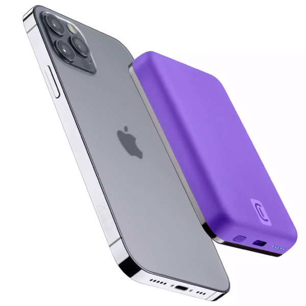 Power Bank Cellularline PBMAGSFCOL5000WIRV 5000 mAh / 12 W / Violet photo 3