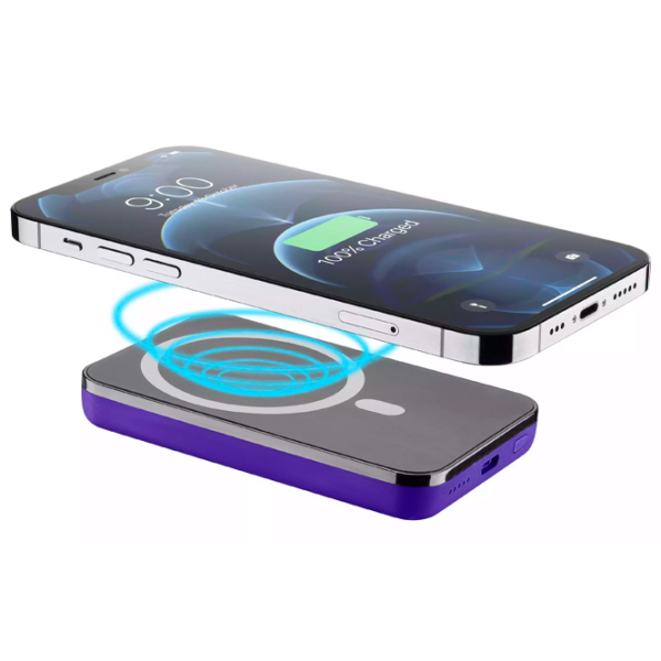 Power Bank Cellularline PBMAGSFCOL5000WIRV 5000 mAh / 12 W / Violet photo 5