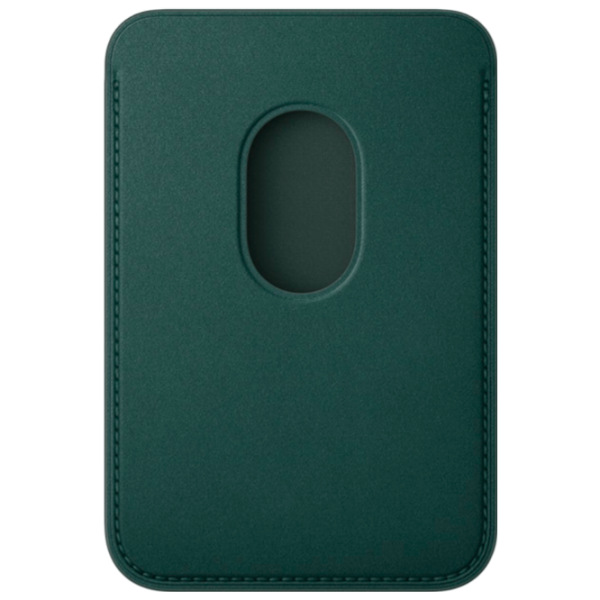 Husă Portmoneu iPhone 12 - 16 All MagSafe / FineWoven / Green photo 2