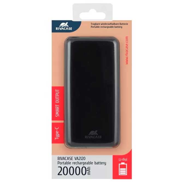 Power Bank RivaCase VA2120 20000 mAh / / Black photo 2