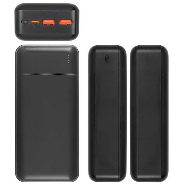 Power Bank RivaCase VA2103 30000 mAh / 22.5 W / Black photo 6