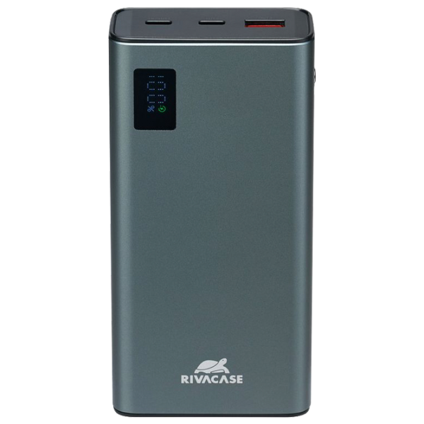 Power Bank RivaCase VA1022 20000 mAh / 22.5 W / Metallic Gray photo 1
