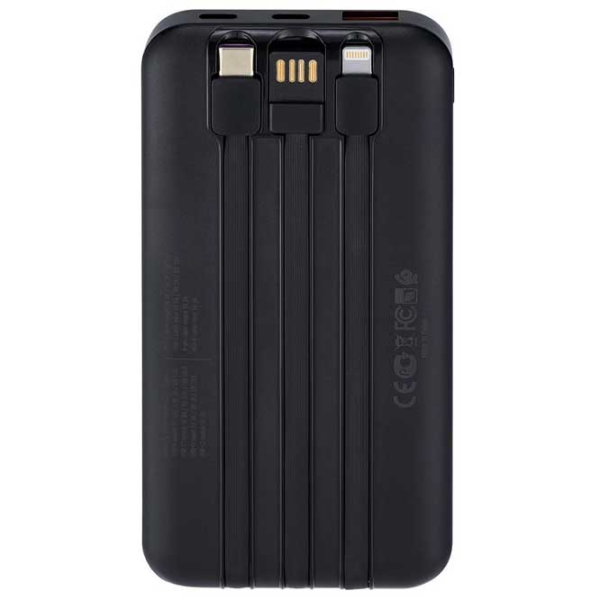 Power Bank RivaCase VA2211 10000 mAh / 22.5 W / Black photo 5