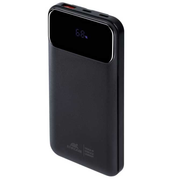 Power Bank RivaCase VA2211 10000 mAh / 22.5 W / Black photo 6