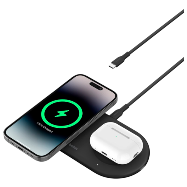 Беспроводная зарядка Belkin Qi2 15 Вт / Черный photo 1