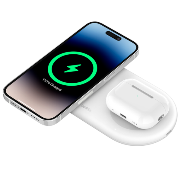 Беспроводная зарядка Belkin Qi2 15 Вт / Белый photo 2