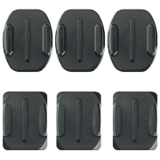photo Fixator GoPro Curved + Flat Adhesive Mounts Black