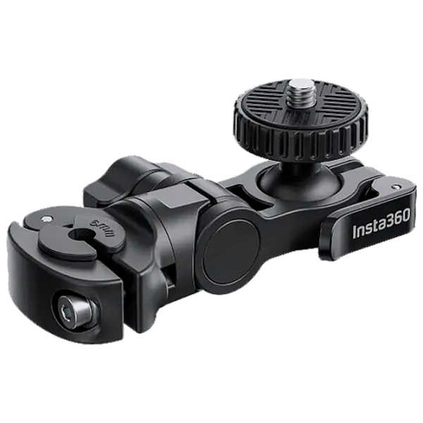 Fixator Insta360 Motorcycle Rear View Mirror Mount Black photo 1