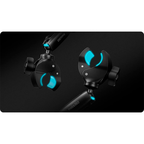 Suport clip pentru selfie stick Insta360 Support Clamp Black photo 8