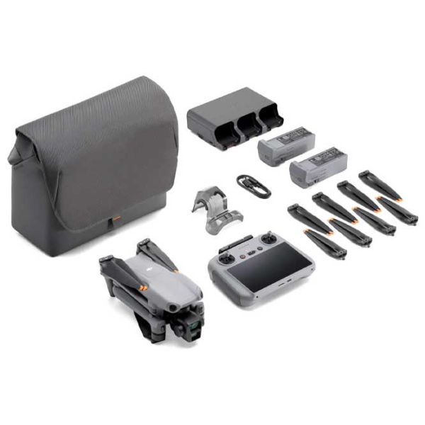 Dronă DJI Air 3 Fly More Combo + Smart Controller (DJI RC2) Profesional 75.6 km/h Gray photo 4