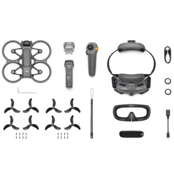 Dronă DJI Avata 2 Fly More Combo  Personal 16 km/h Gray photo 10
